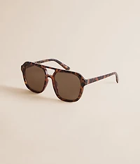 Tort Aviator Sunglasses