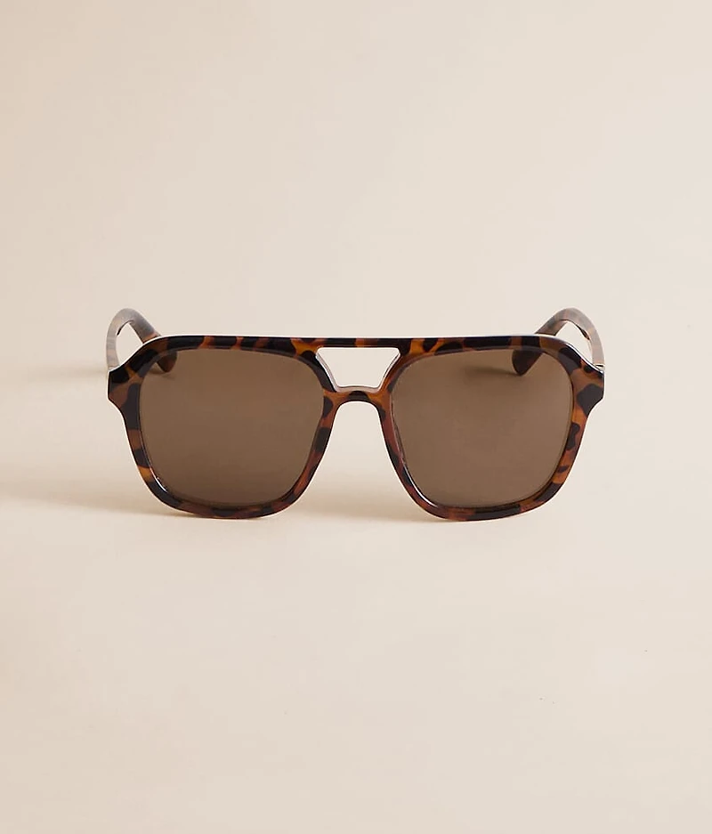 Tort Aviator Sunglasses