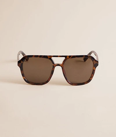 Tort Aviator Sunglasses