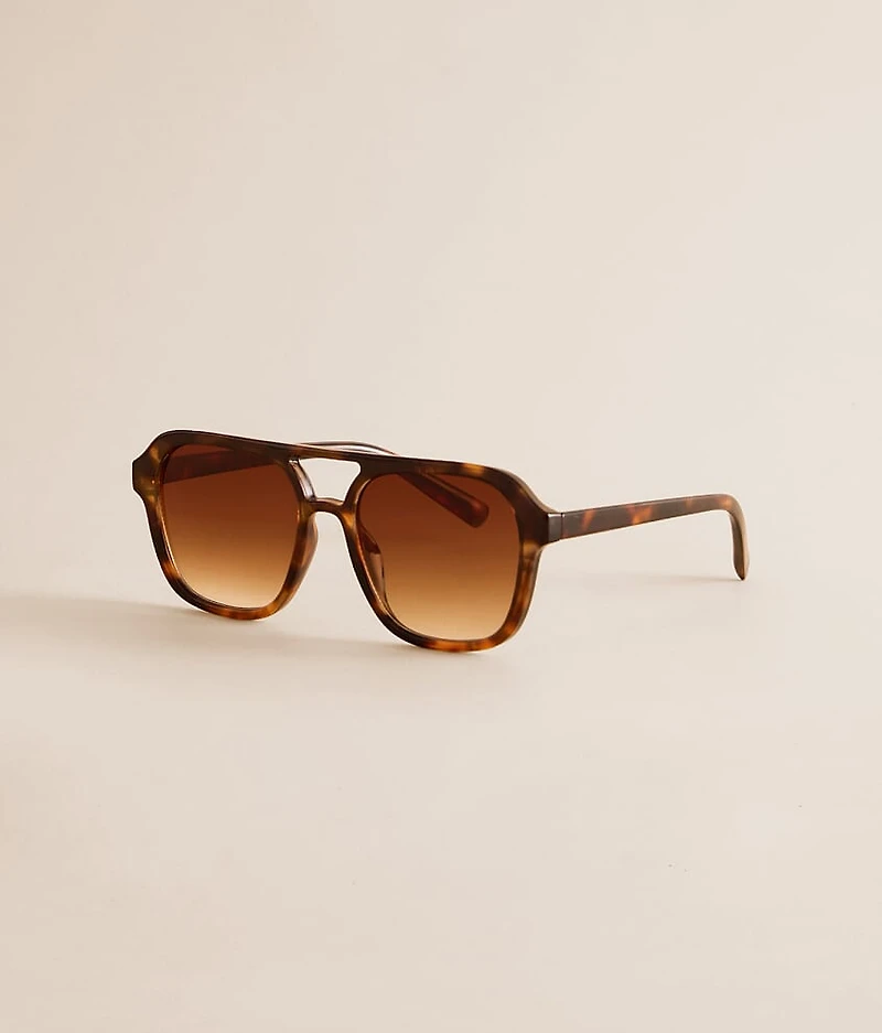Tort Aviator Sunglasses