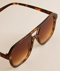 Tort Aviator Sunglasses