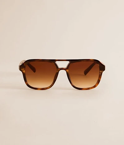Tort Aviator Sunglasses