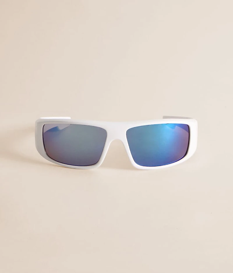 Blue Mirror Sunglasses