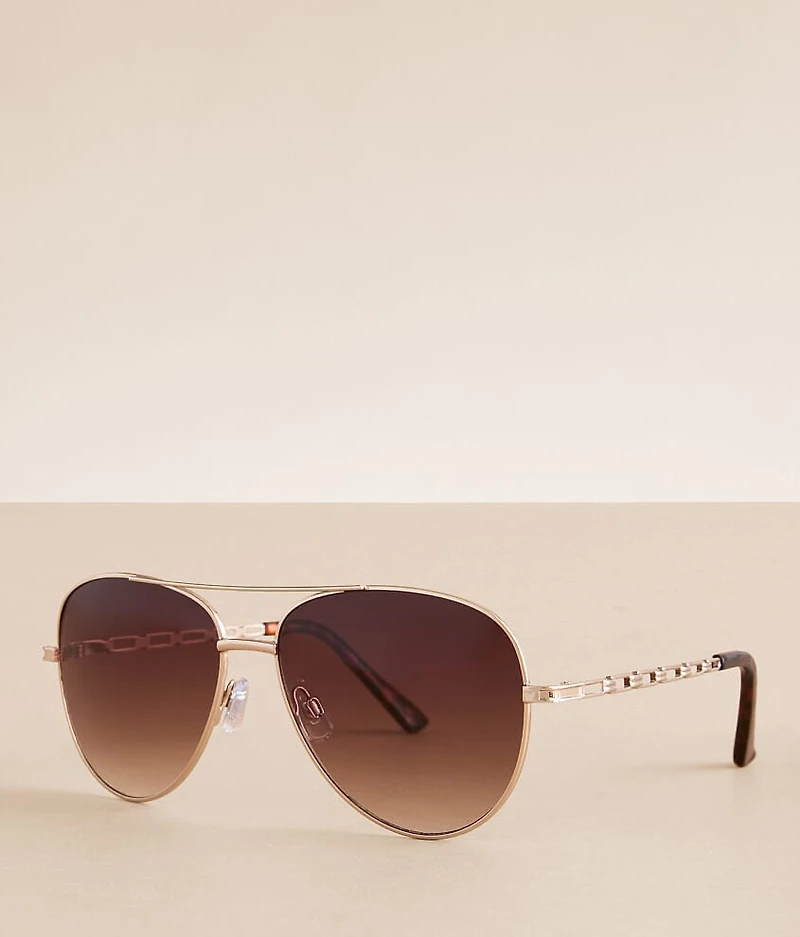 Gradient Aviator Sunglasses
