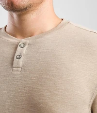 Slub Knit Henley