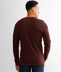 Slub Knit Henley