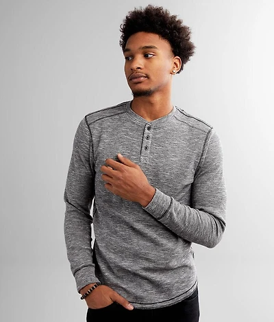Heathered Thermal Henley
