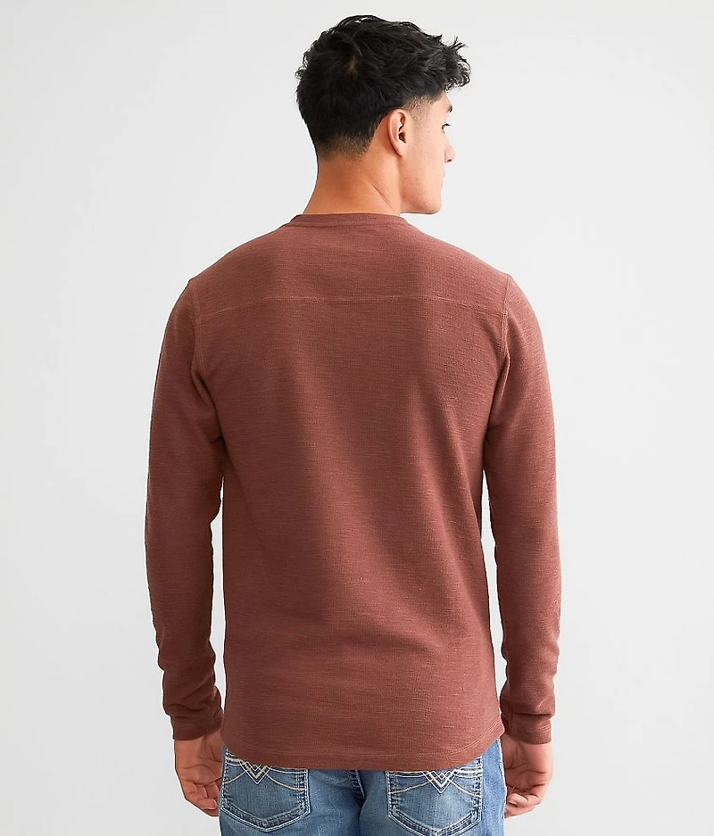 Slub Knit Henley