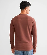 Slub Knit Henley