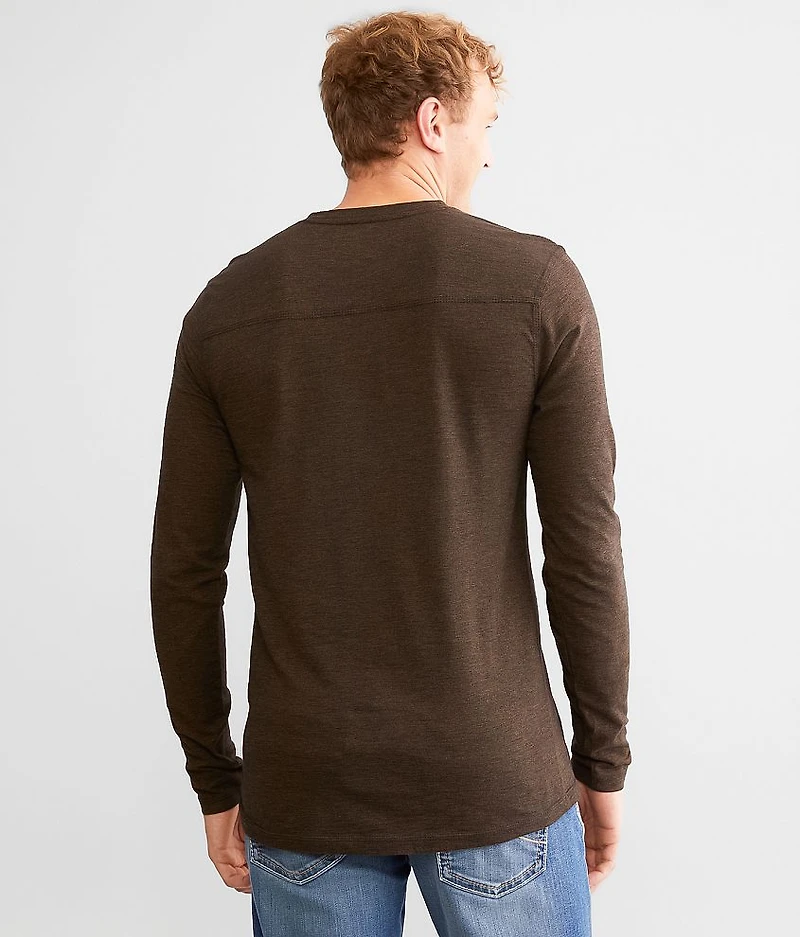 Slub Knit Henley