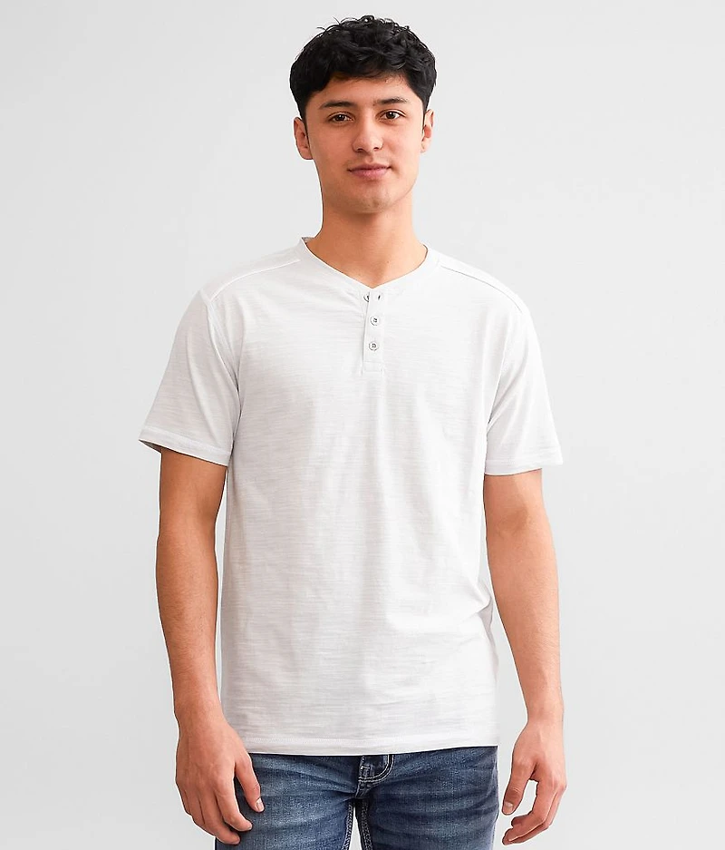 Slub Knit Henley