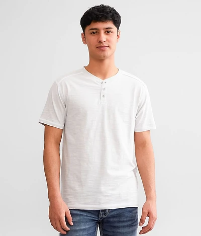 Slub Knit Henley