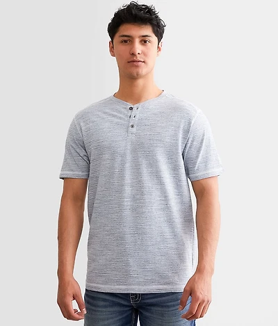 Stripe Knit Henley
