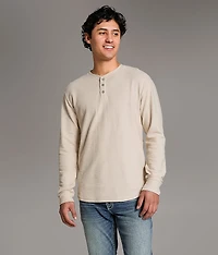 Slub Knit Henley