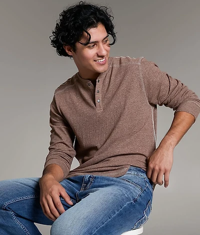 Ottoman Snap Henley