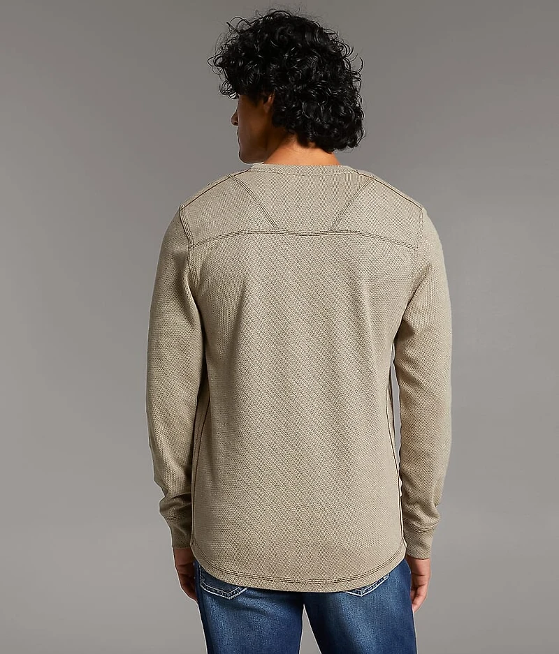 Jacquard Henley