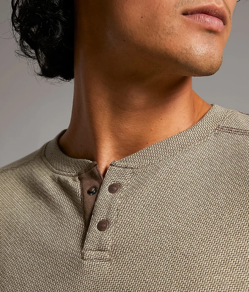 Jacquard Henley