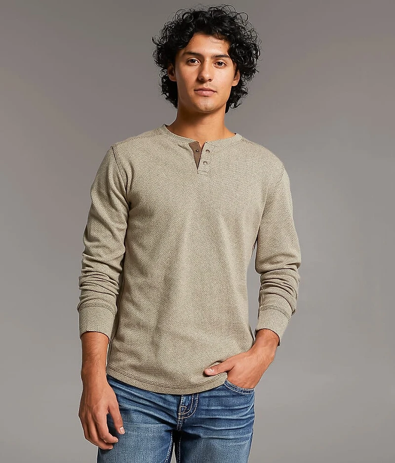 Jacquard Henley