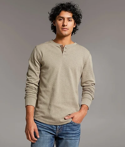 Jacquard Henley