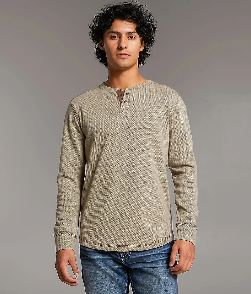 Jacquard Henley