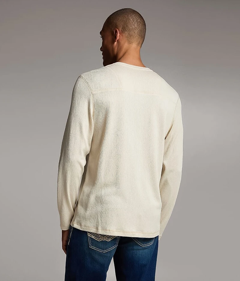 Ribbed Henley