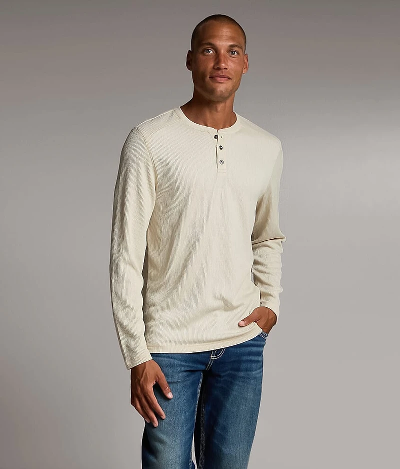 Ribbed Henley