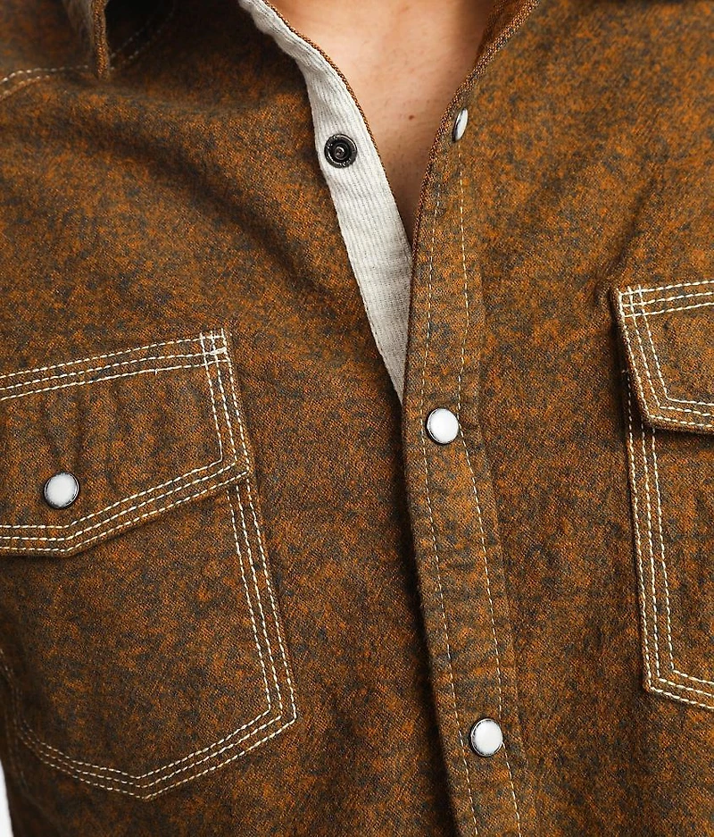 Brushed Woven Tailored Shirt