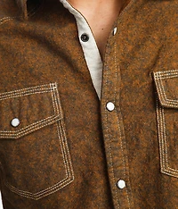 Brushed Woven Tailored Shirt