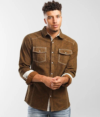 Brushed Woven Tailored Shirt