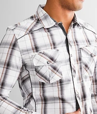 Plaid Tailored Stretch Shirt