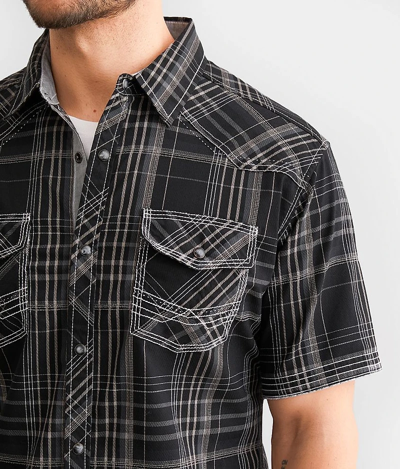 Plaid Athletic Stretch Shirt