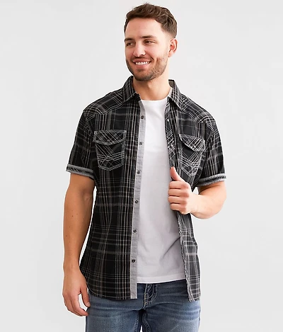 Plaid Athletic Stretch Shirt
