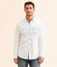 Embroidered Athletic Stretch Shirt