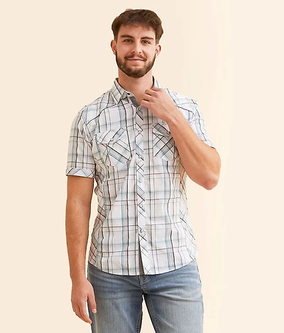 Athletic Plaid Shirt