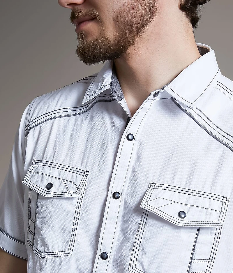 Textured Athletic Shirt
