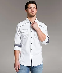 Embroidered Standard Stretch Shirt