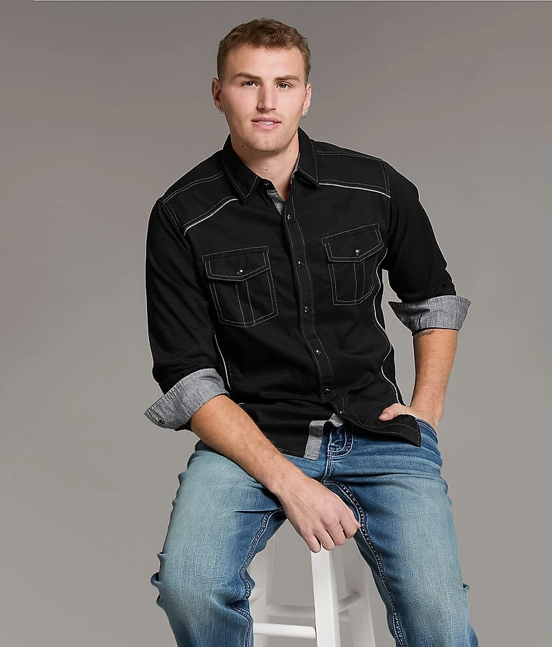 Textured Standard Stretch Shirt