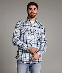 Textured Plaid Standard Shirt