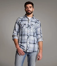 Textured Plaid Standard Shirt