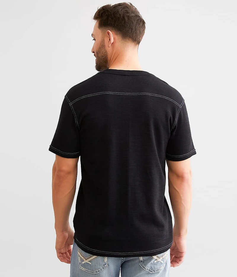 Slub Knit Henley