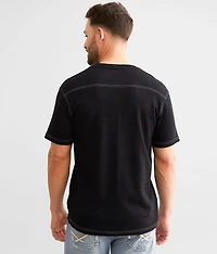 Slub Knit Henley