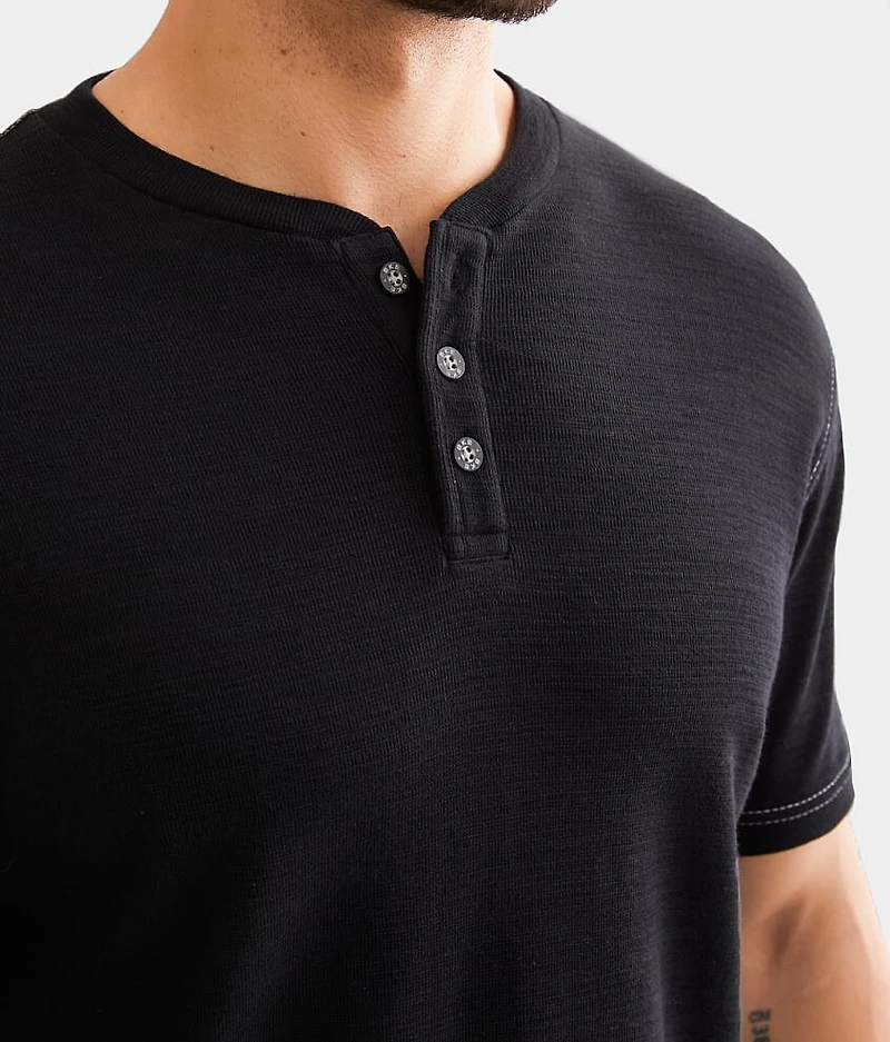 Slub Knit Henley