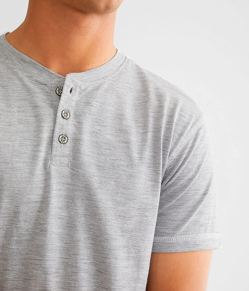 Slub Knit Henley
