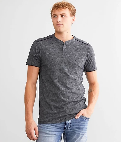 Slub Knit Henley