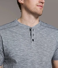 Slub Knit Henley