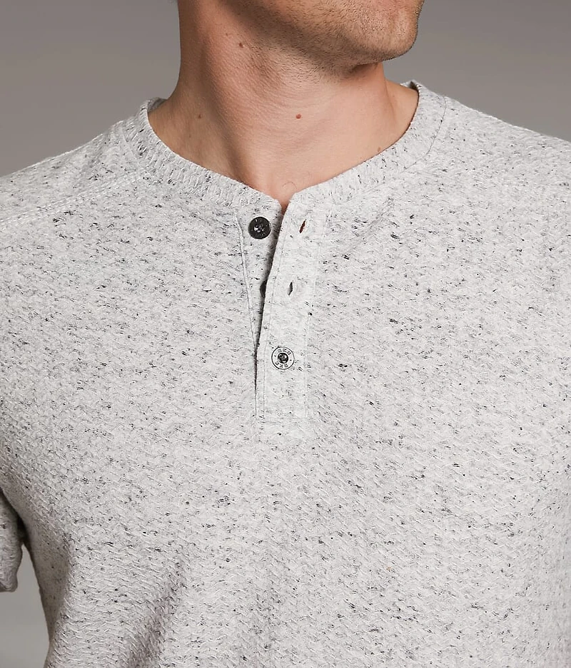 Textured Knit Henley