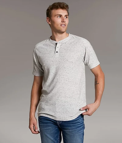 Textured Knit Henley