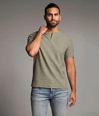 Slub Knit Henley
