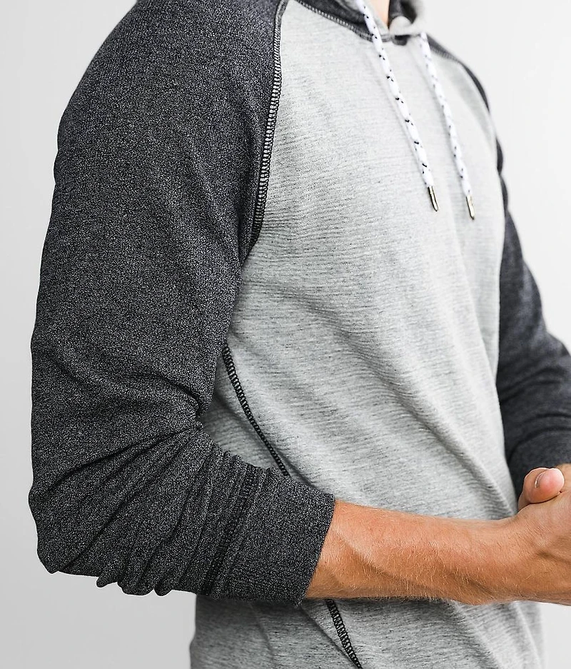 Heathered Raglan Sleeve Hoodie