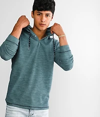 Thermal Henley Hoodie